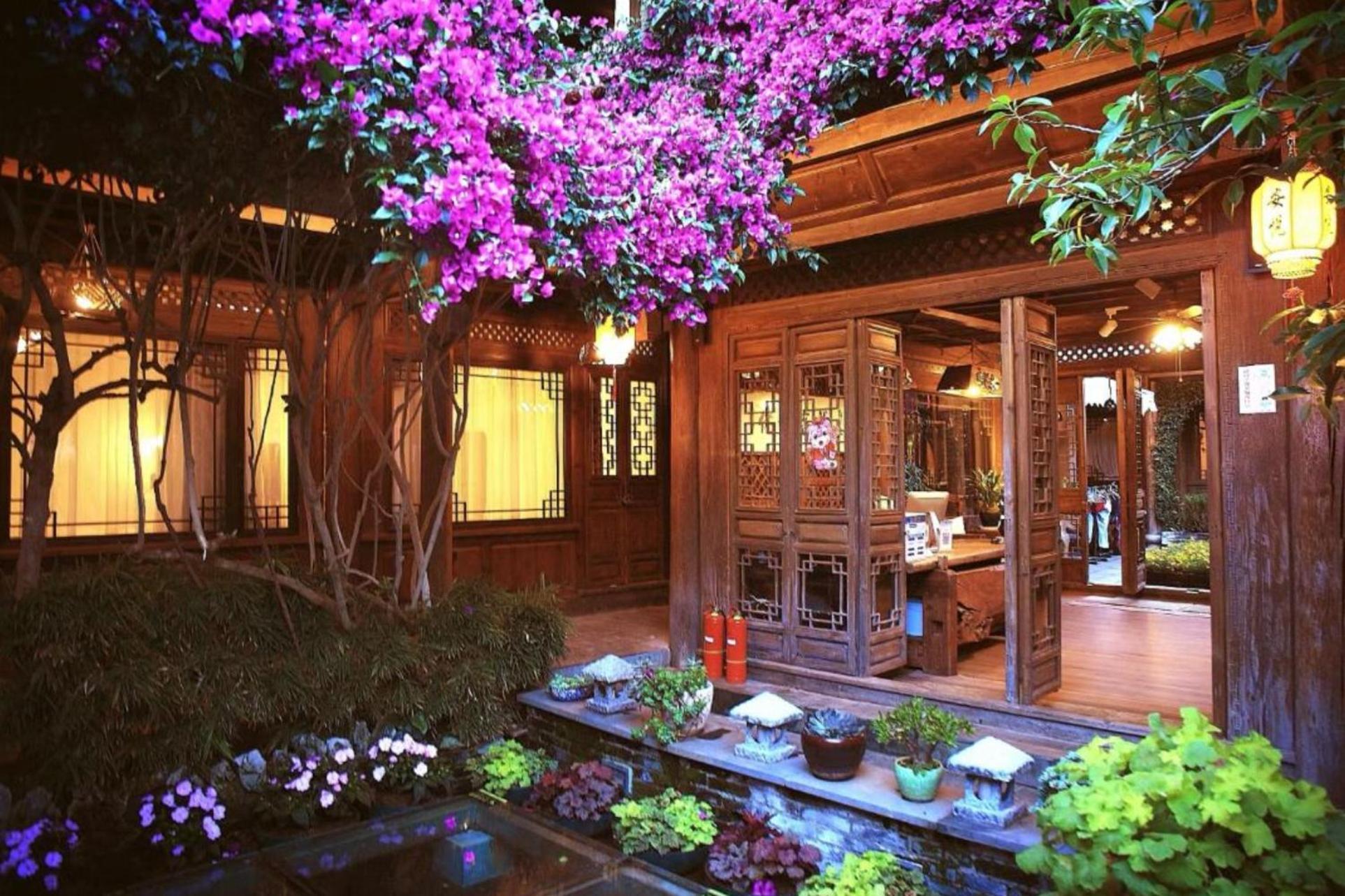 Big Tree Guesthouse - Naxi Old Style ليجيانغ المظهر الخارجي الصورة